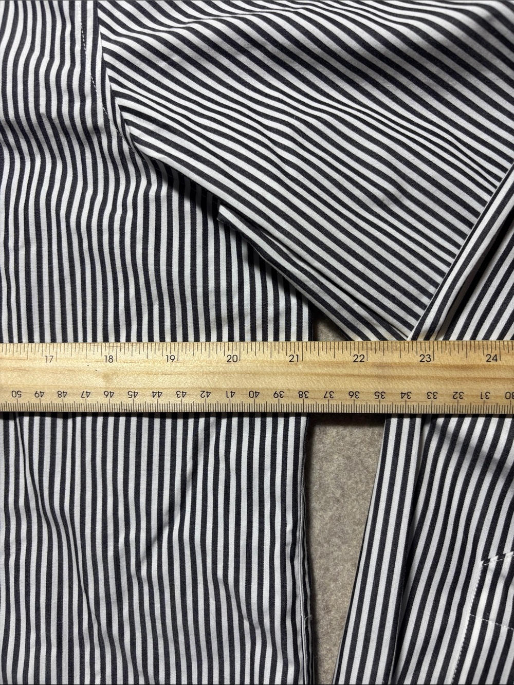 Lauren Ralph Lauren Button Up Shirt Womens sz Large Striped Non Iron (2) - Picture 4 of 7
